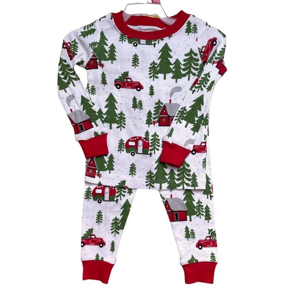 Christmas Baby NWT BUNDLE 18 Months Holidays Winter Unisex 2 PC Pajamas 18 M - Picture 2 of 13